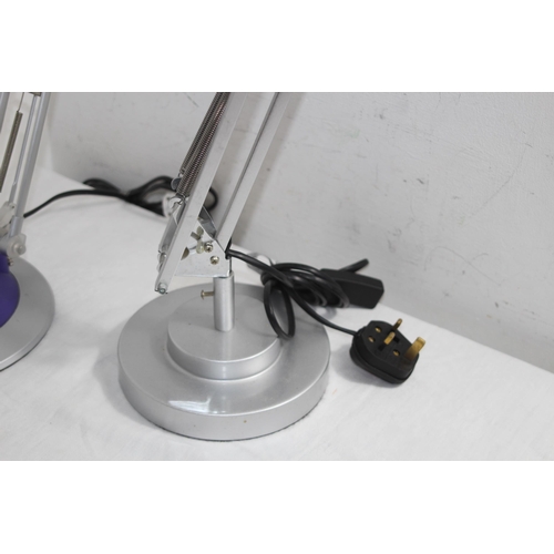 149 - TWO ANGLEPOISE LAMPS AND DESK LAMP
80CM