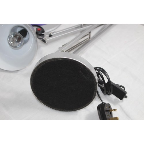 149 - TWO ANGLEPOISE LAMPS AND DESK LAMP
80CM