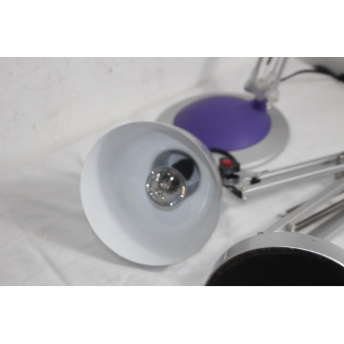 149 - TWO ANGLEPOISE LAMPS AND DESK LAMP
80CM