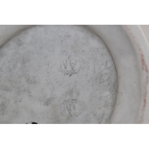 222 - ANTIQUE BISQUE FIGURINE SIGNED AM - A/F
37CM