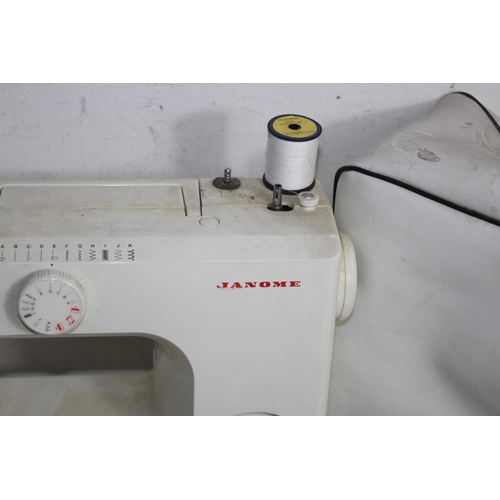 288 - VINTAGE JANOME MODEL JF 1004 SEWING MACHINE