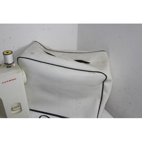 288 - VINTAGE JANOME MODEL JF 1004 SEWING MACHINE