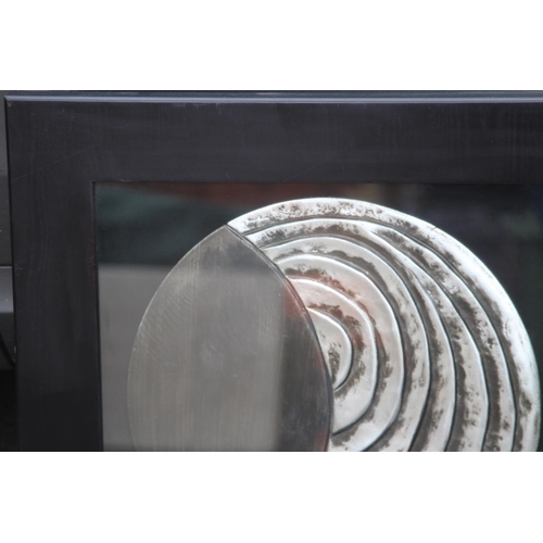 104 - PAIR OF MODERN ART WORKS 
60 X 60CM