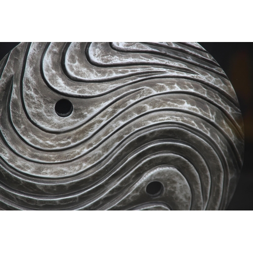 104 - PAIR OF MODERN ART WORKS 
60 X 60CM