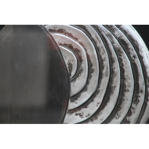 104 - PAIR OF MODERN ART WORKS 
60 X 60CM