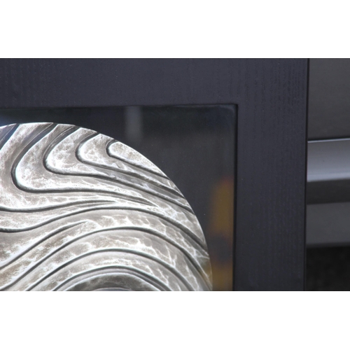 104 - PAIR OF MODERN ART WORKS 
60 X 60CM