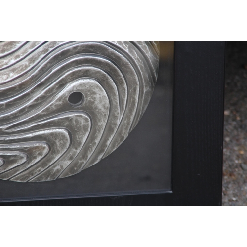 104 - PAIR OF MODERN ART WORKS 
60 X 60CM