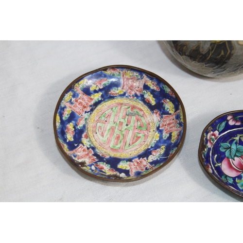 728 - QUANTITY OF CLOISONNÉ