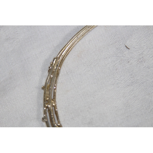 850 - JUHLS SWEDISH HAND MADE SILVER NECKLACE AND EARRINGS