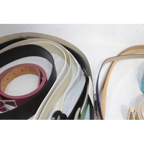 334 - QUANTITY OF GOOD LEATHER BELTS