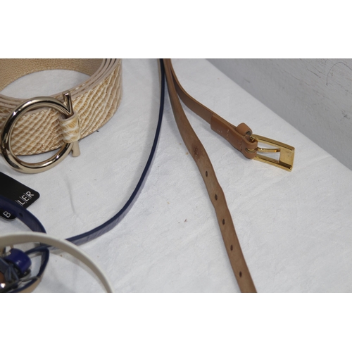 334 - QUANTITY OF GOOD LEATHER BELTS