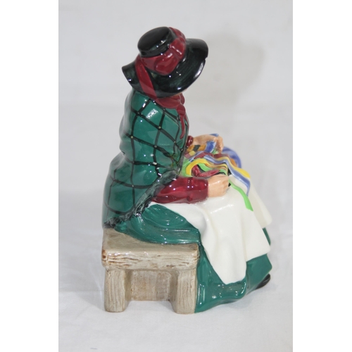 666 - ROYAL DOULTON SILK AND RIBBONS FIGURES - A/F
16 X 14CM