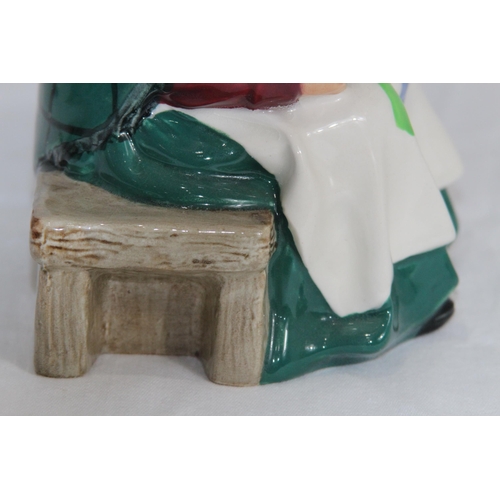 666 - ROYAL DOULTON SILK AND RIBBONS FIGURES - A/F
16 X 14CM