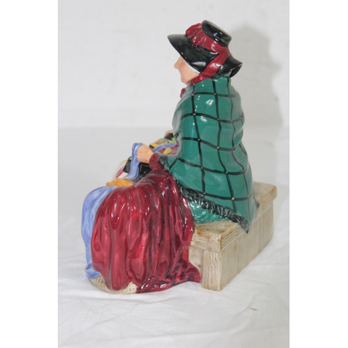 666 - ROYAL DOULTON SILK AND RIBBONS FIGURES - A/F
16 X 14CM