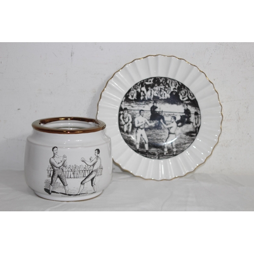 672 - GRAY POTTERY AND CROWN STAFFORDSHIRE POTTERY
21CM