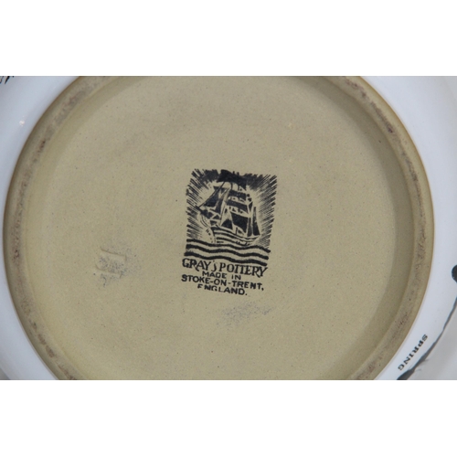 672 - GRAY POTTERY AND CROWN STAFFORDSHIRE POTTERY
21CM