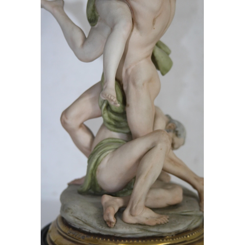 673 - CAPO DI MONTE RAPE OF THE SABINES FIGURES
42CM