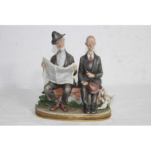 684 - CAPO DI MONTE THE SUNDAY NEWS FIGURE
23 X 20CM