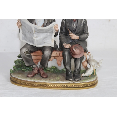 684 - CAPO DI MONTE THE SUNDAY NEWS FIGURE
23 X 20CM