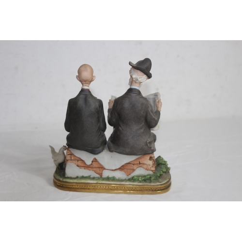 684 - CAPO DI MONTE THE SUNDAY NEWS FIGURE
23 X 20CM