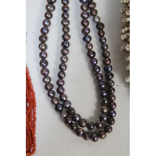 743 - QUANTITY OF GOOD VINTAGE AND MODERN COSTUME NECKLACES