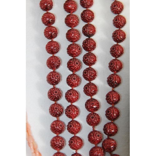 743 - QUANTITY OF GOOD VINTAGE AND MODERN COSTUME NECKLACES