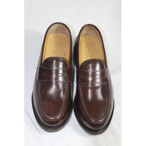 385 - TWO PAIRS OF SAMUAL WINDSOR LOAFERS - SIZE 7