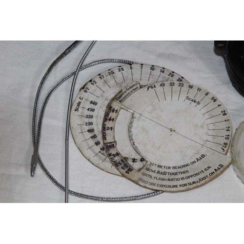 400 - CASE OF VINTAGE HAMIYA LENES, CASE AND SONY CAMCORDER