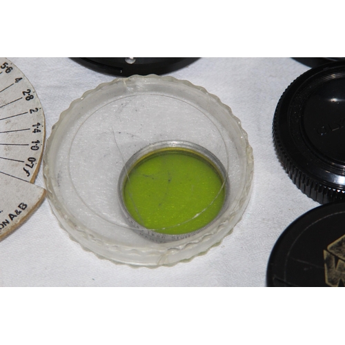 400 - CASE OF VINTAGE HAMIYA LENES, CASE AND SONY CAMCORDER