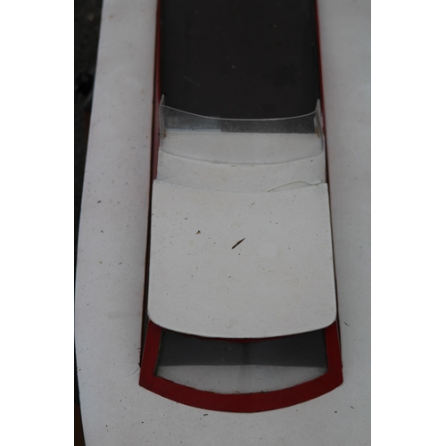 506 - LARGE VINTAGE MODEL MOTOR BOAT 
80 X 30CM