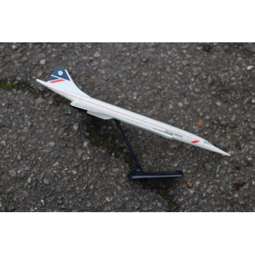 509 - BRITISH AIRWAYS CONCORDE MODEL AND ONE OTHER