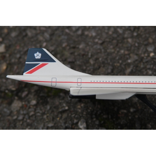 509 - BRITISH AIRWAYS CONCORDE MODEL AND ONE OTHER