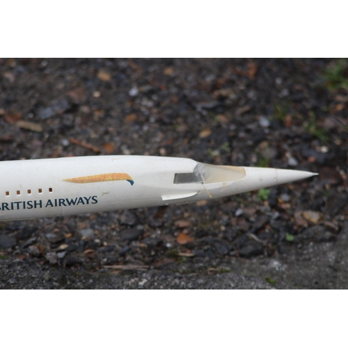 509 - BRITISH AIRWAYS CONCORDE MODEL AND ONE OTHER