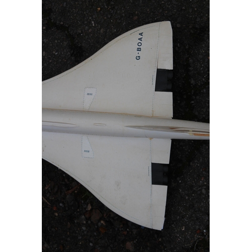 509 - BRITISH AIRWAYS CONCORDE MODEL AND ONE OTHER