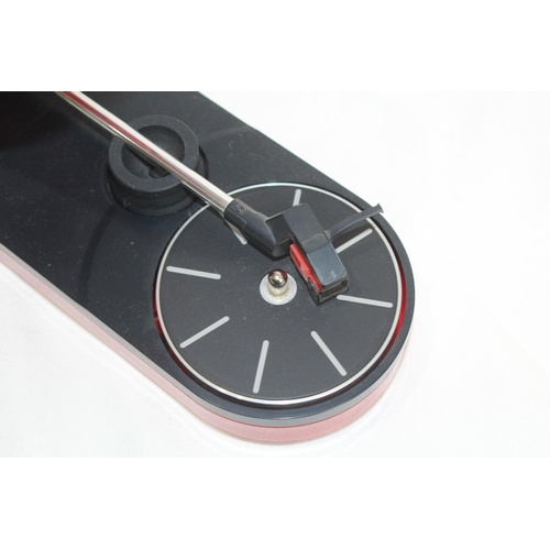 545 - VINTAGE SOUND BURGER STEREO DISC PLAYER IN BOX