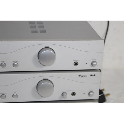 547 - THREE ACOUSTIC SOLUTIONS SEPARATES TO INCLUDE CD PLAYER, AMPLIFIER AND DAB TUNER