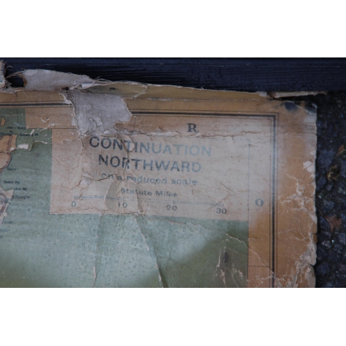 384 - VINTAGE PICKFORDWAY MOTOR ROAD MAP OF GREAT BRITAIN MAP
121 X 97CM