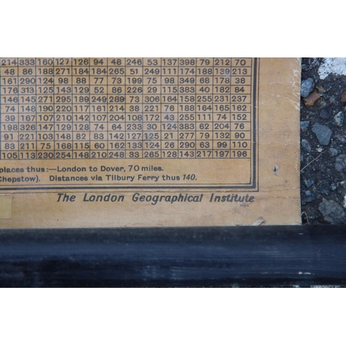 384 - VINTAGE PICKFORDWAY MOTOR ROAD MAP OF GREAT BRITAIN MAP
121 X 97CM