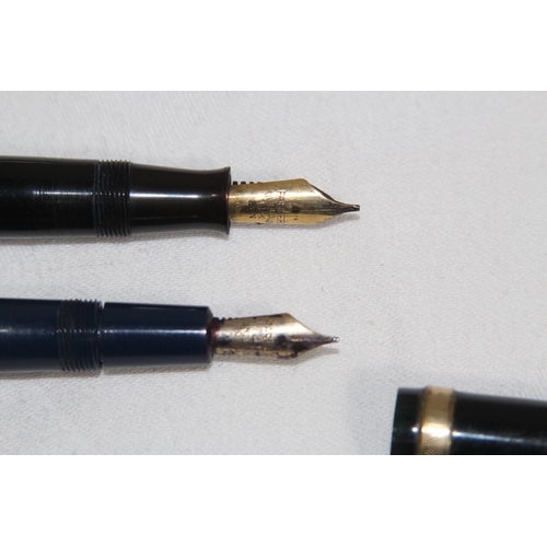 751 - QTY OF BOXED AND LOOSE PENS, INC 2 WITH 14K CT GOLD NIBS, AND WRITING ACCESSORIES