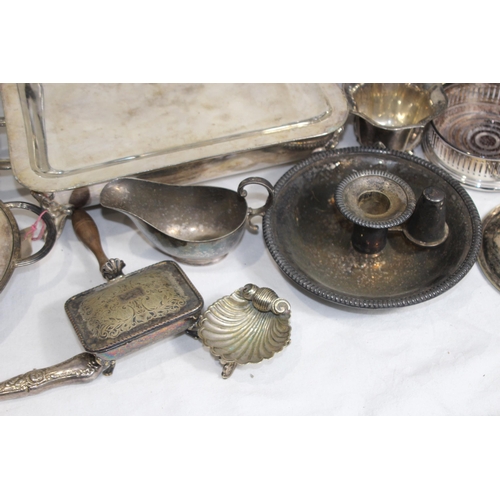 417 - LARGE QTY OF QUALITY SILVER PLATED PIECES INC ENTREE DISHES & OTHER METALWARE