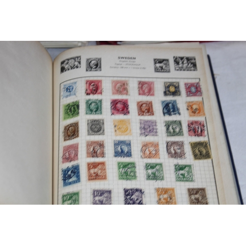 418 - 9 STAMP ALBUMS CONTAINING 19TH AND MOSTLY 20TH CENTURY BRITISH & WORLD EXAMPLES