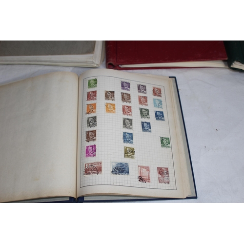 418 - 9 STAMP ALBUMS CONTAINING 19TH AND MOSTLY 20TH CENTURY BRITISH & WORLD EXAMPLES