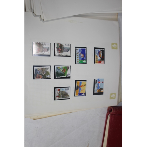 418 - 9 STAMP ALBUMS CONTAINING 19TH AND MOSTLY 20TH CENTURY BRITISH & WORLD EXAMPLES