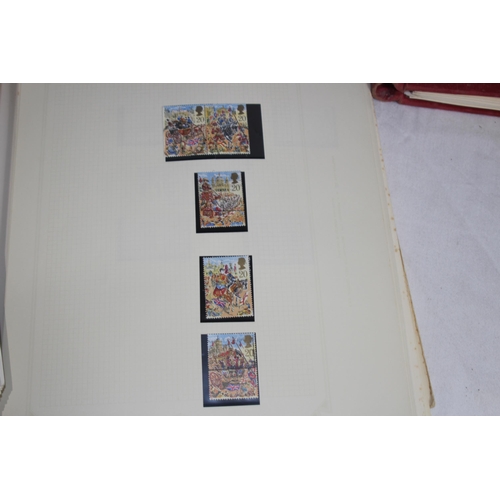 418 - 9 STAMP ALBUMS CONTAINING 19TH AND MOSTLY 20TH CENTURY BRITISH & WORLD EXAMPLES