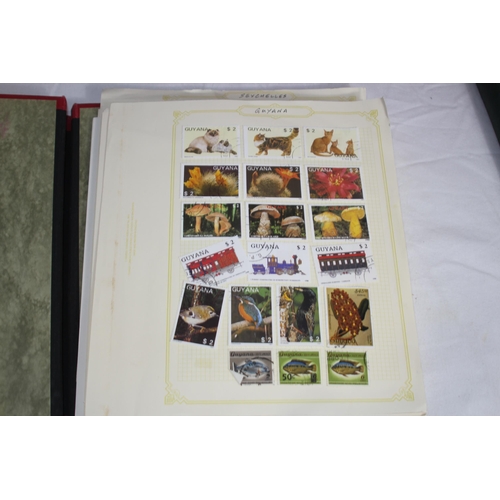 418 - 9 STAMP ALBUMS CONTAINING 19TH AND MOSTLY 20TH CENTURY BRITISH & WORLD EXAMPLES