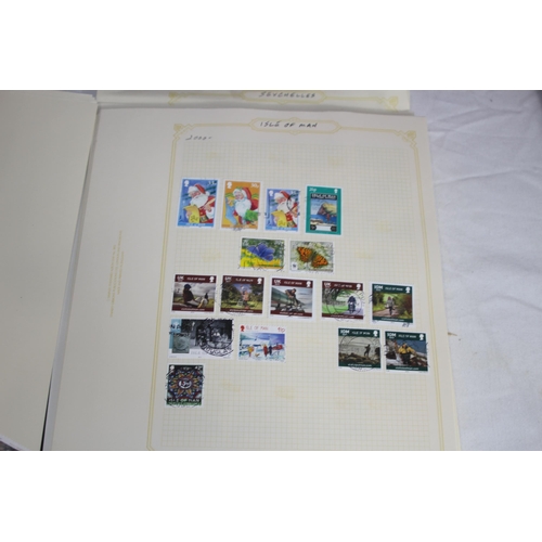 418 - 9 STAMP ALBUMS CONTAINING 19TH AND MOSTLY 20TH CENTURY BRITISH & WORLD EXAMPLES