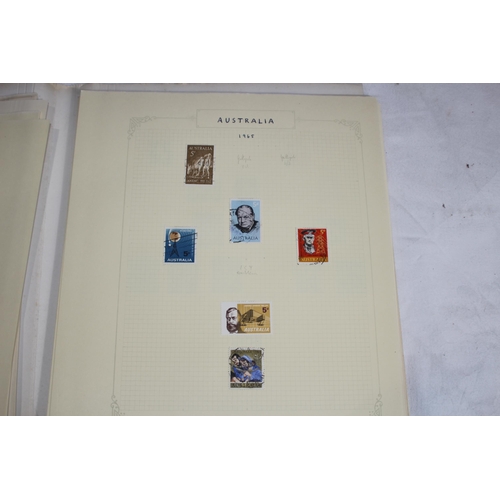 418 - 9 STAMP ALBUMS CONTAINING 19TH AND MOSTLY 20TH CENTURY BRITISH & WORLD EXAMPLES