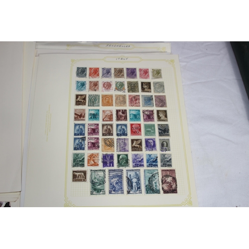 418 - 9 STAMP ALBUMS CONTAINING 19TH AND MOSTLY 20TH CENTURY BRITISH & WORLD EXAMPLES