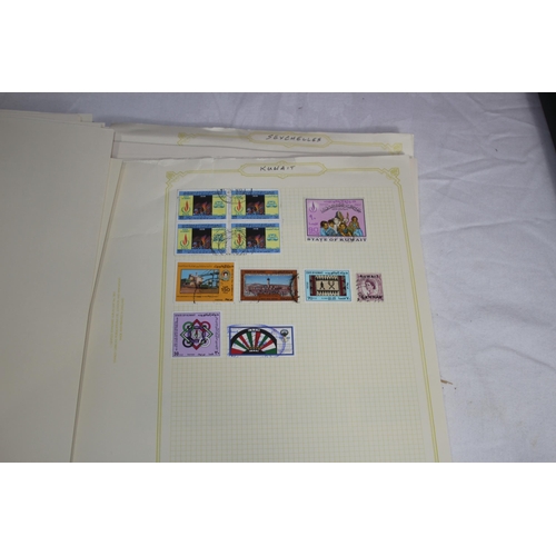 418 - 9 STAMP ALBUMS CONTAINING 19TH AND MOSTLY 20TH CENTURY BRITISH & WORLD EXAMPLES