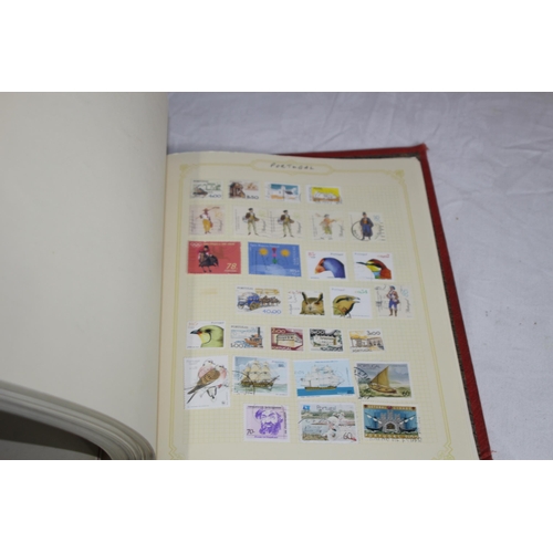 418 - 9 STAMP ALBUMS CONTAINING 19TH AND MOSTLY 20TH CENTURY BRITISH & WORLD EXAMPLES